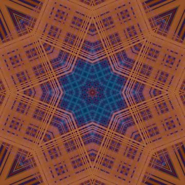 Star seamless pattern. Line pattern.  Kaleidoscopic background 스톡 사진