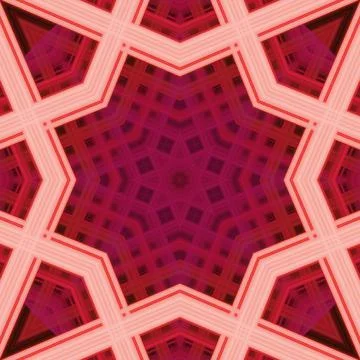 Star seamless pattern. Line pattern.  Kaleidoscopic background 写真素材