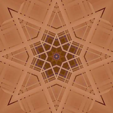 Star seamless pattern. Line pattern.  Kaleidoscopic background 写真素材