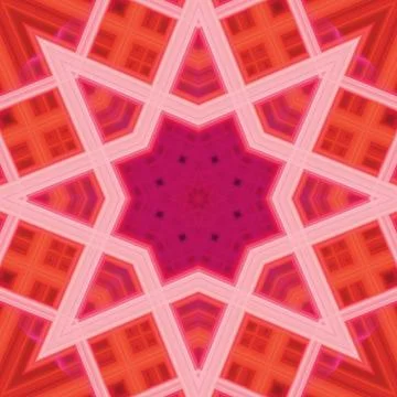 Star seamless pattern. Line pattern.  Kaleidoscopic background 写真素材