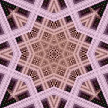 Star seamless pattern. Line pattern.  Kaleidoscopic background 写真素材