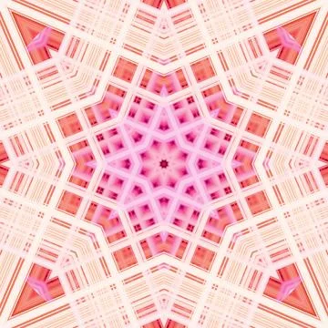 Star seamless pattern. Line pattern.  Kaleidoscopic background Stock Photos