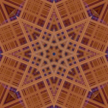 Star seamless pattern. Line pattern.  Kaleidoscopic background 스톡 사진