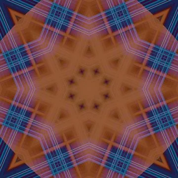 Star seamless pattern. Line pattern.  Kaleidoscopic background Stock Photos