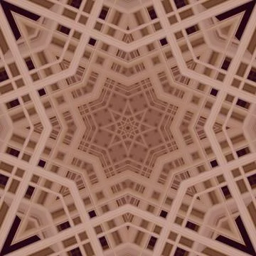 Star seamless pattern. Line pattern.  Kaleidoscopic background 写真素材