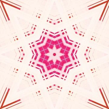 Star seamless pattern. Line pattern.  Kaleidoscopic background Stock Photos