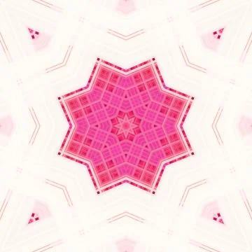 Star seamless pattern. Line pattern.  Kaleidoscopic background Stock Photos