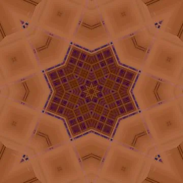 Star seamless pattern. Line pattern.  Kaleidoscopic background 写真素材