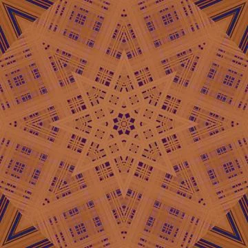 Star seamless pattern. Line pattern.  Kaleidoscopic background Foto stock