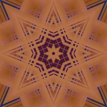 Star seamless pattern. Line pattern.  Kaleidoscopic background Stock Photos