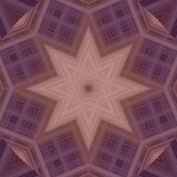 Star seamless pattern. Line pattern.  Kaleidoscopic background Stock Photos