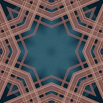 Star seamless pattern. Line pattern.  Kaleidoscopic background 스톡 사진