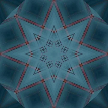Star seamless pattern. Line pattern.  Kaleidoscopic background 스톡 사진