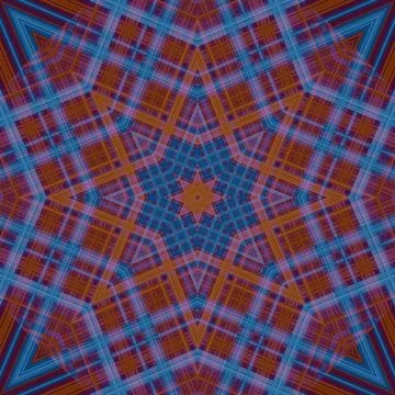 Star seamless pattern. Line pattern.  Kaleidoscopic background Foto stock