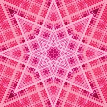 Star seamless pattern. Line pattern.  Kaleidoscopic background Stock Photos
