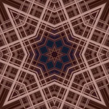 Star seamless pattern. Line pattern.  Kaleidoscopic background 스톡 사진