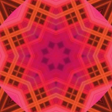 Star seamless pattern. Line pattern.  Kaleidoscopic background Stock Photos