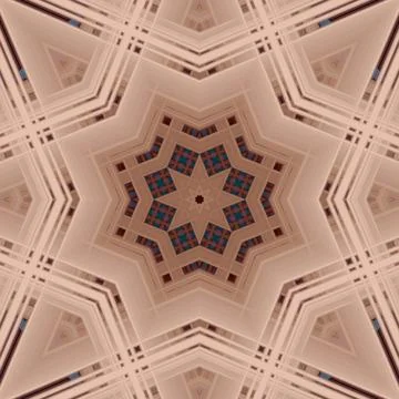 Star seamless pattern. Line pattern.  Kaleidoscopic background Stockfoto's