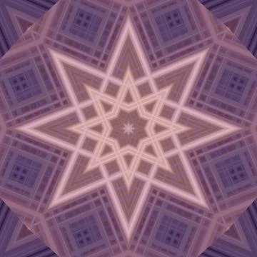 Star seamless pattern. Line pattern.  Kaleidoscopic background Foto stock
