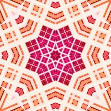 Star seamless pattern. Line pattern.  Kaleidoscopic background 스톡 사진