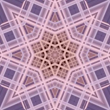 Star seamless pattern. Line pattern.  Kaleidoscopic background Foto stock