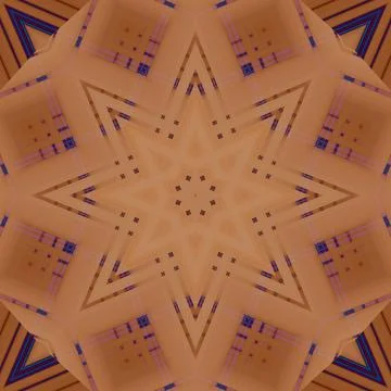 Star seamless pattern. Line pattern.  Kaleidoscopic background 스톡 사진