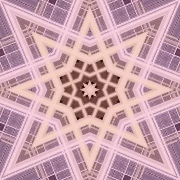 Star seamless pattern. Line pattern.  Kaleidoscopic background 스톡 사진