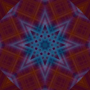Star seamless pattern. Line pattern.  Kaleidoscopic background 스톡 사진