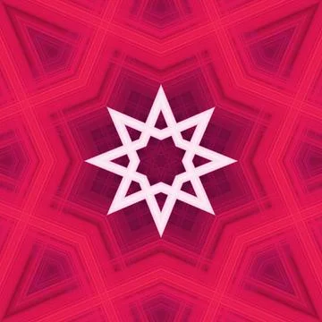 Star seamless pattern. Line pattern.  Kaleidoscopic background Stock Photos