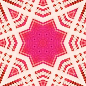 Star seamless pattern. Line pattern.  Kaleidoscopic background Foto stock