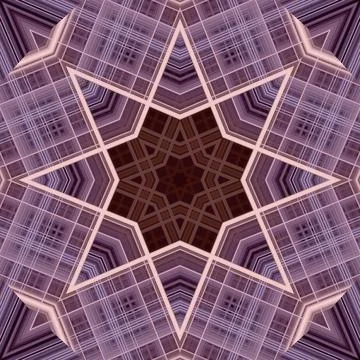 Star seamless pattern. Line pattern.  Kaleidoscopic background Stock Photos