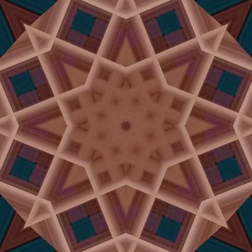 Star seamless pattern. Line pattern.  Kaleidoscopic background 写真素材