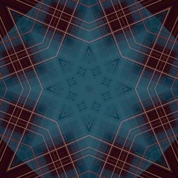 Star seamless pattern. Line pattern.  Kaleidoscopic background 写真素材