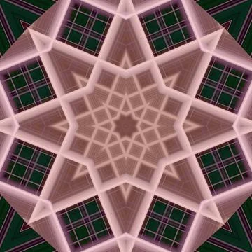 Star seamless pattern. Line pattern.  Kaleidoscopic background Stock Photos