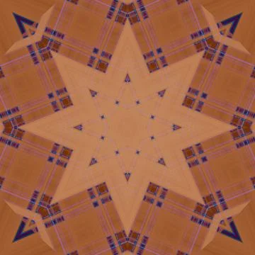 Star seamless pattern. Line pattern.  Kaleidoscopic background Foto stock
