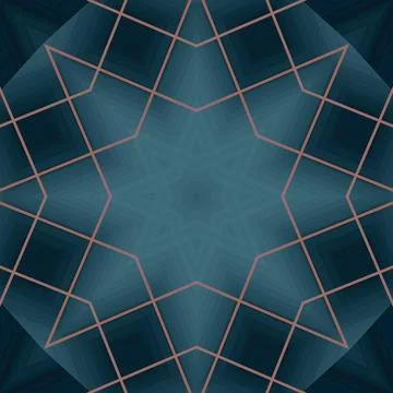 Star seamless pattern. Line pattern.  Kaleidoscopic background Foto stock