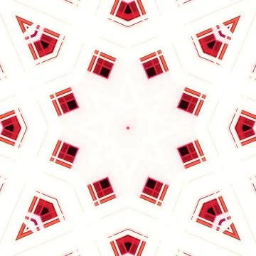 Star seamless pattern. Line pattern.  Kaleidoscopic background Stock Photos