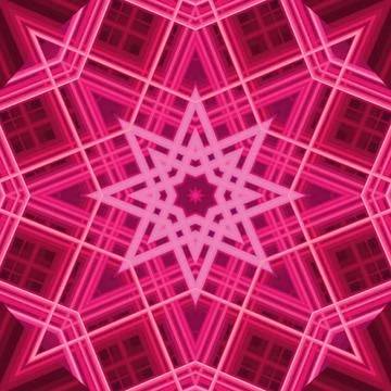 Star seamless pattern. Line pattern.  Kaleidoscopic background 스톡 사진