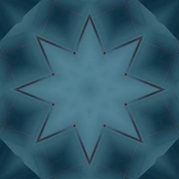 Star seamless pattern. Line pattern.  Kaleidoscopic background Foto stock