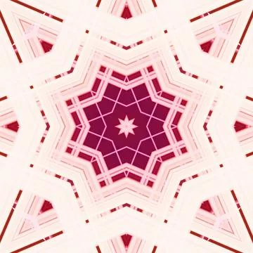 Star seamless pattern. Line pattern.  Kaleidoscopic background 写真素材
