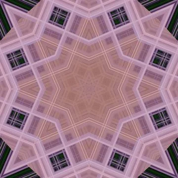 Star seamless pattern. Line pattern.  Kaleidoscopic background Stock Photos