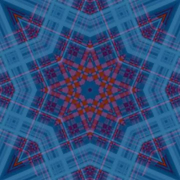 Star seamless pattern. Line pattern.  Kaleidoscopic background 스톡 사진