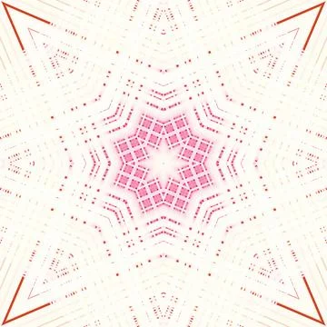 Star seamless pattern. Line pattern.  Kaleidoscopic background Stock Photos