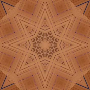 Star seamless pattern. Line pattern.  Kaleidoscopic background Foto stock