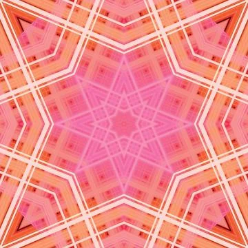 Star seamless pattern. Line pattern.  Kaleidoscopic background 스톡 사진