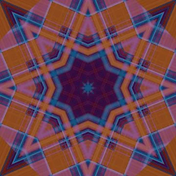 Star seamless pattern. Line pattern.  Kaleidoscopic background Stock Photos