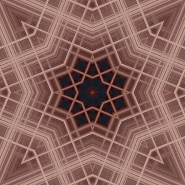 Star seamless pattern. Line pattern.  Kaleidoscopic background Foto stock