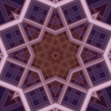 Star seamless pattern. Line pattern.  Kaleidoscopic background 스톡 사진