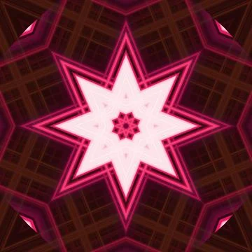 Star seamless pattern. Line pattern.  Kaleidoscopic background 写真素材