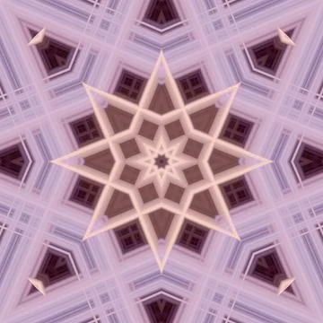 Star seamless pattern. Line pattern.  Kaleidoscopic background Stockfoto's